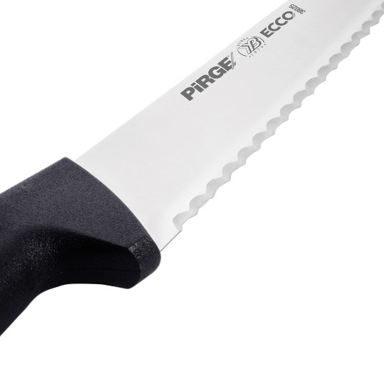 Cuchillo multiusos, 26 cm, "Ecco", negro - Pirge