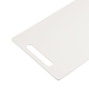 Clár gearrtha plaisteach, 33.5 x 23.5 cm, 0.5 cm ar tiús, Bán - Kesper