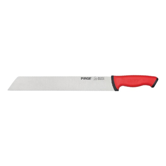 Coltello per salumi, 35 cm, "Duo", Rosso - Pirge