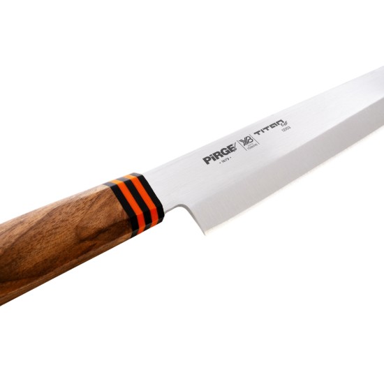 Cuchillo Yanagiba (para sushi) para diestros, 25 cm, "Titan East" - Pirge