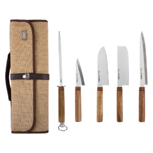 Set de cuchillos, 6 piezas, "Titan East" - Pirge