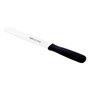Glaze decoration spatula, stainless steel, 20 cm, "Creme", Black - Pirge