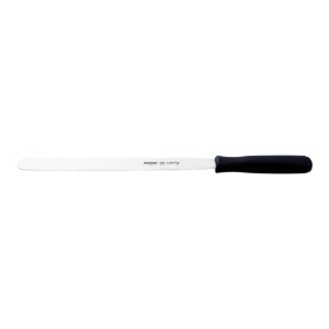 Glaze decoration spatula, stainless steel, 25 cm, "Creme", Black - Pirge