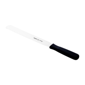 Glaze decoration spatula, stainless steel, 25 cm, "Creme", Black - Pirge