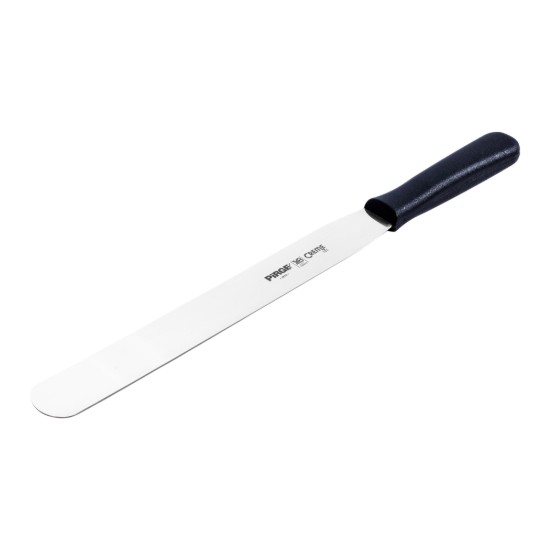 Glaze decoration spatula, stainless steel, 25 cm, "Creme", Black - Pirge