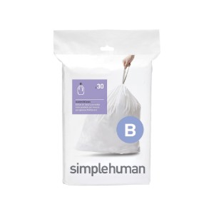 Szemeteszsákok, B kód, 6 L / 30 db, műanyag - simplehuman