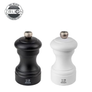 Komplet 2 mlinčkov za sol in poper, 10 cm, "Bistro Z", White&Black - Peugeot