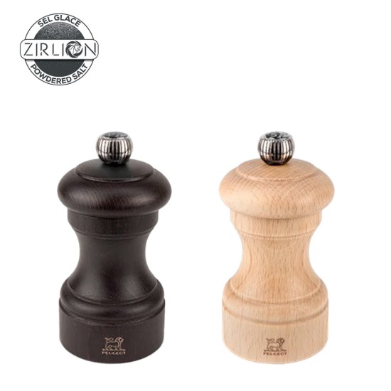 Zestaw 2 młynków do soli i pieprzu, 10 cm, "Bistro Z", Natural&Chocola
