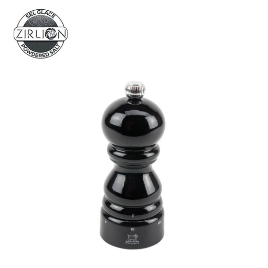 Salzmühle, 12 cm, "Paris u'Select Z", Black Lacquered - Peugeot