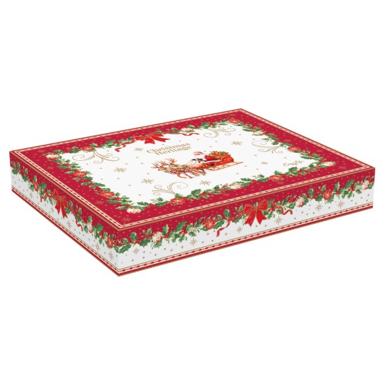 Servierplatte in Form eines Weihnachtsbaums, Porzellan, 28,5 x 21,5 cm, "Christmas Heritage" - Easy Life