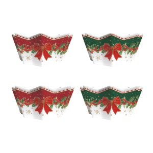 Set aus 4 Mini-Schalen, Porzellan, 11 cm, "Christmas Heritage" – Easy Life