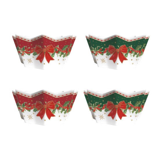 Set aus 4 Mini-Schalen, Porzellan, 11 cm, "Christmas Heritage" – Easy Life