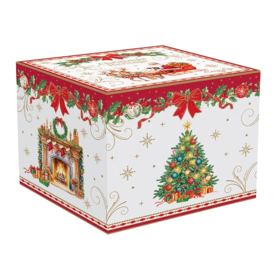 Set aus 4 Mini-Schalen, Porzellan, 11 cm, "Christmas Heritage" – Easy Life