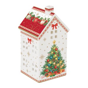 Mumluk, porselen, 6,5 x 6,5 x 14,5 cm, "Christmas Heritage" - Easy Life