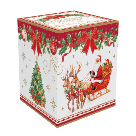 Juletræskugle, keramik, 7 cm, "Christmas Heritage" - Easy Life