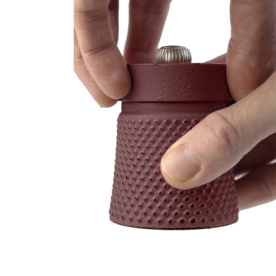 Peppercorn mill, 8 cm, "Bali", Red - Peugeot