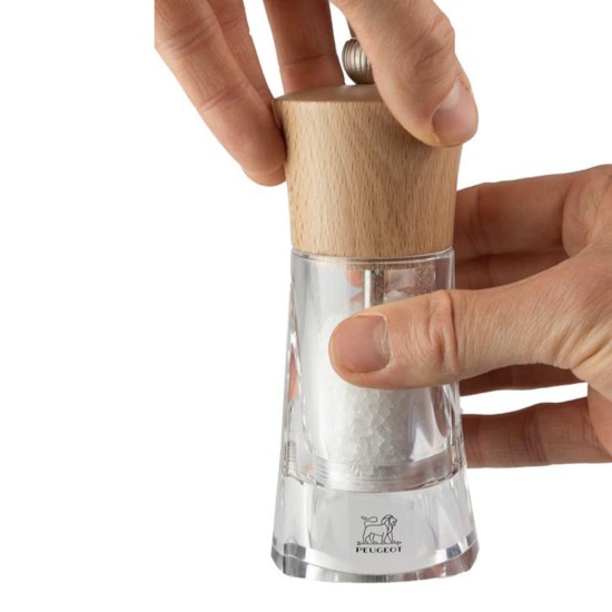 Salt mill, 14 cm, "Oleron Z", Natural - Peugeot