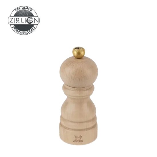 Salt grinder, 12 cm, "Paris Classic Z", Natural - Peugeot