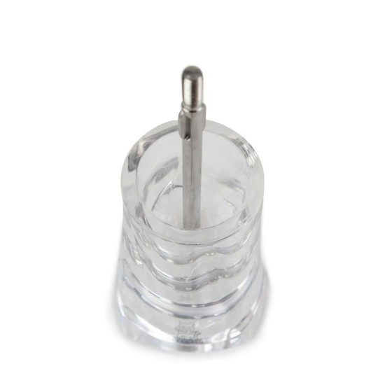 Salt mill, 14 cm, "Ouessant Z", Stainless Steel - Peugeot