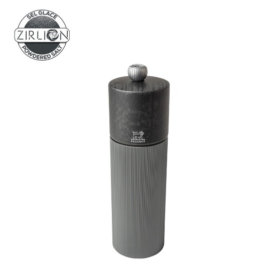 Salt mill, 18 cm, "Line Z", Carbon - Peugeot