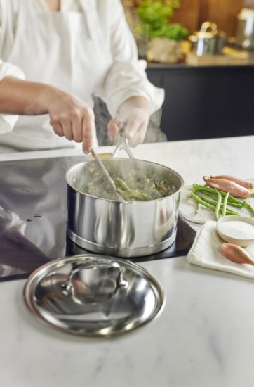 Stainless steel saucepan, with lid, 14cm/1L, "Atlantis" - Demeyere