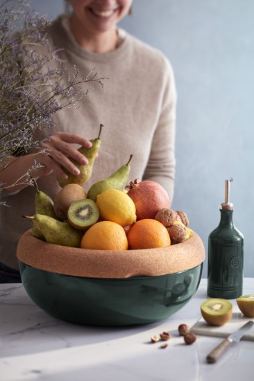 Storage bowl, ceramics, 36cm/6.5L, Cedar - Emile Henry