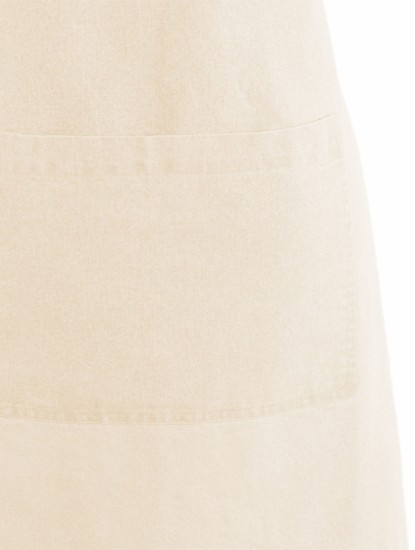 Kitchen apron “Myrna”, cotton, Ivory - Tiseco