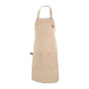 Kitchen apron, "Velmar", Beige - Tiseco