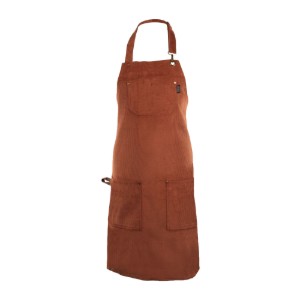 Kitchen apron, "Velmar", Cognac - Tiseco