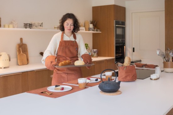 Kitchen apron, "Velmar", Cognac - Tiseco