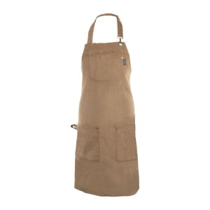 Kitchen apron, "Velmar", Taupe - Tiseco