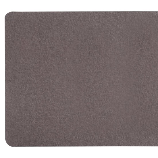 Tafelmat, 43 x 29 cm, polyester, bruin - Kesper