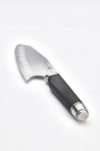 "Fibre Karbon 2" Kockkniv, 17 cm - märke "de Buyer".