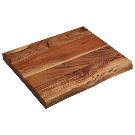 Acacia wood chopping board, 48 x 40 cm, 4 cm thick - Kesper