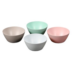 Set of 4 fruit bowls, plastic - Kesper