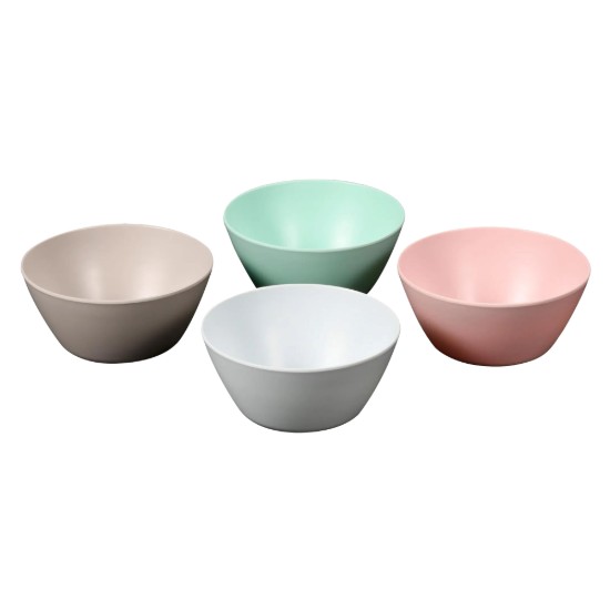 Set of 4 fruit bowls, plastic - Kesper