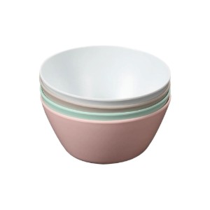 Set of 4 fruit bowls, plastic - Kesper