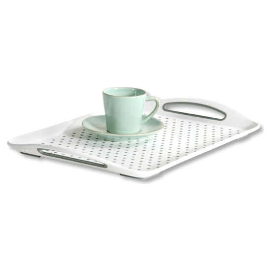 Paplāte servēšanas, plastmasas, 45.5 x 32 cm, balta - Kesper