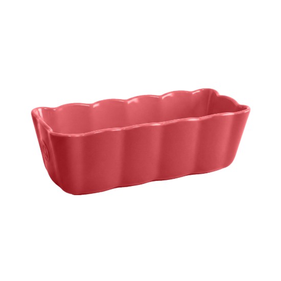 Sponge cake baking dish, ceramics, 24.5x11cm/1.1L, "Madeleine", Rose Candy - Emile Henry