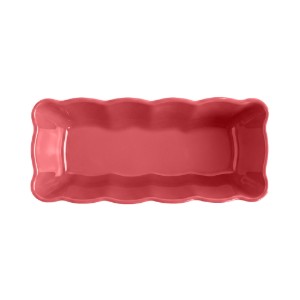 Sponge cake baking dish, ceramics, 24.5x11cm/1.1L, "Madeleine", Rose Candy - Emile Henry