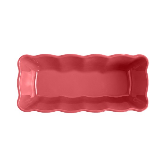 Sponge cake baking dish, ceramics, 24.5x11cm/1.1L, "Madeleine", Rose Candy - Emile Henry
