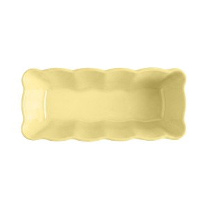 Sponge cake baking dish, ceramics, 24.5x11cm/1.1L, "Madeleine", Vanilla - Emile Henry