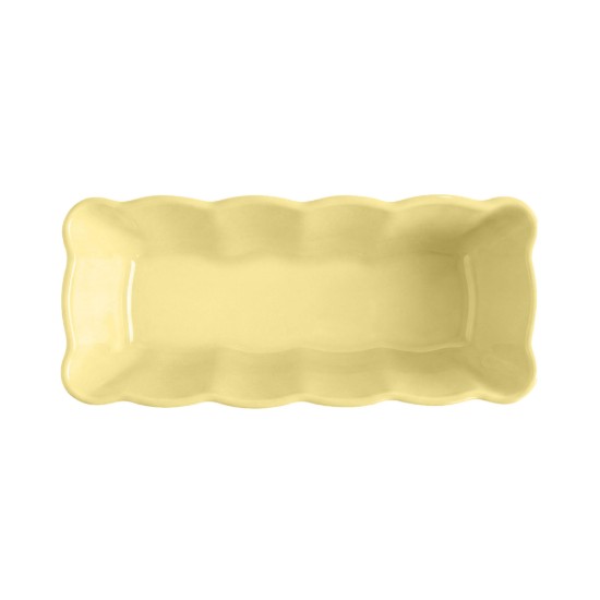 Sponge cake baking dish, ceramics, 24.5x11cm/1.1L, "Madeleine", Vanilla - Emile Henry