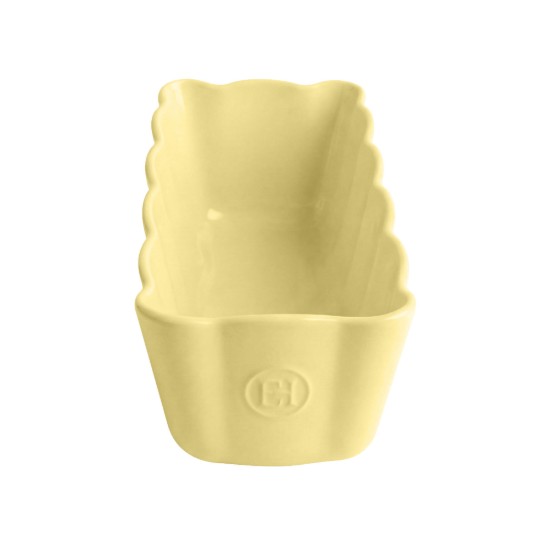 Sponge cake baking dish, ceramics, 24.5x11cm/1.1L, "Madeleine", Vanilla - Emile Henry