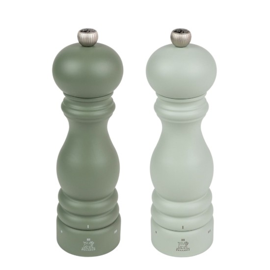Set aus 2 Salz- und Pfefferkornmühlen, 20 cm, "Paris u'Select Z", Fern&Sage – Peugeot