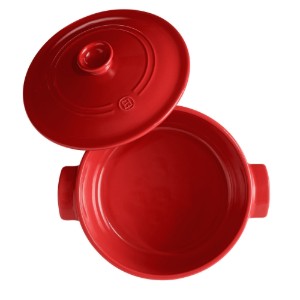 Köksgryta, keramik, 26 cm/ 4 l, Burgundy - Emile Henry
