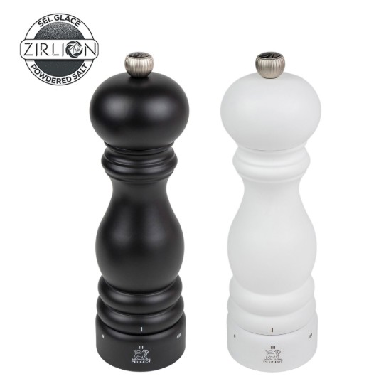 Set aus 2 Salz- und Pfeffermühlen, 20 cm, „Paris u'Select Z“, Black&White - Peugeot