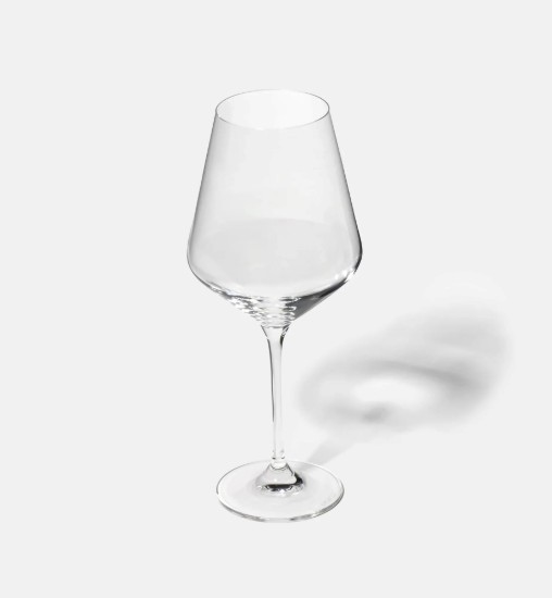 Conjunto de 6 taças de vinho tinto, vidro cristalino, 490ml, "Avant-Garde" - Krosno