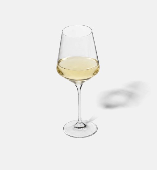 Sæt med 6 hvidvinsglas, krystalglas, 450 ml, "Avant-Garde" - Krosno