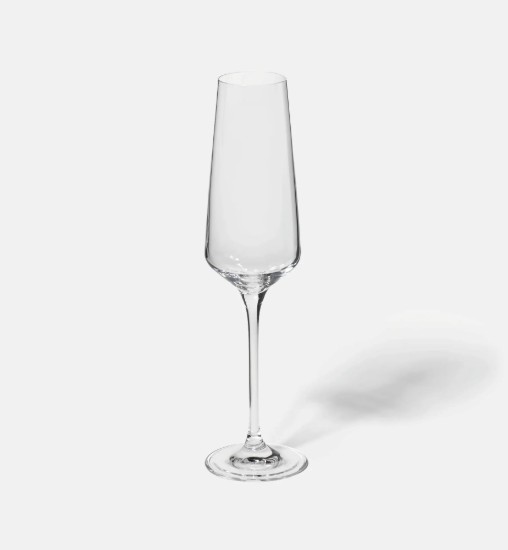 6-daļīgs šampanieša glāžu komplekts, izgatavots no kristāliska stikla, 180ml, "Avant-Garde" - Krosno